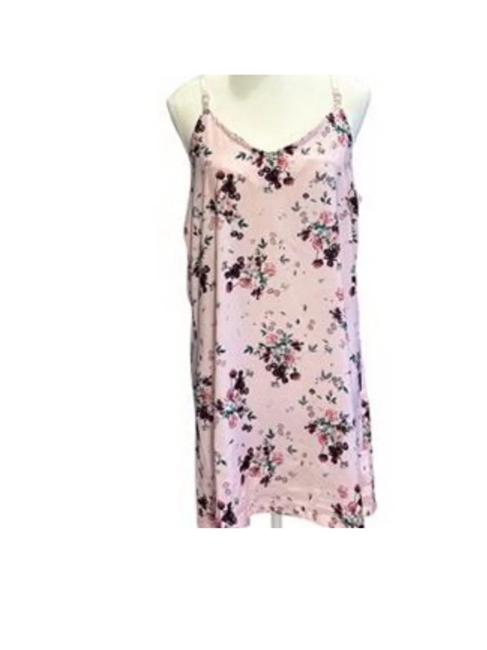 Ted Baker Satin Pink Floral Slip Nightgown | L | NWOT